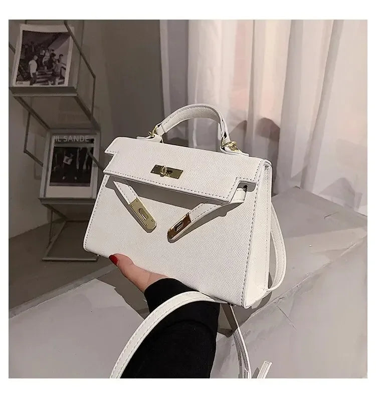 Mini sac en cuir blanc